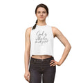 Crop Top — "God is within her, she will not fail" Psalm 46:5 Inspirational Christian Tank